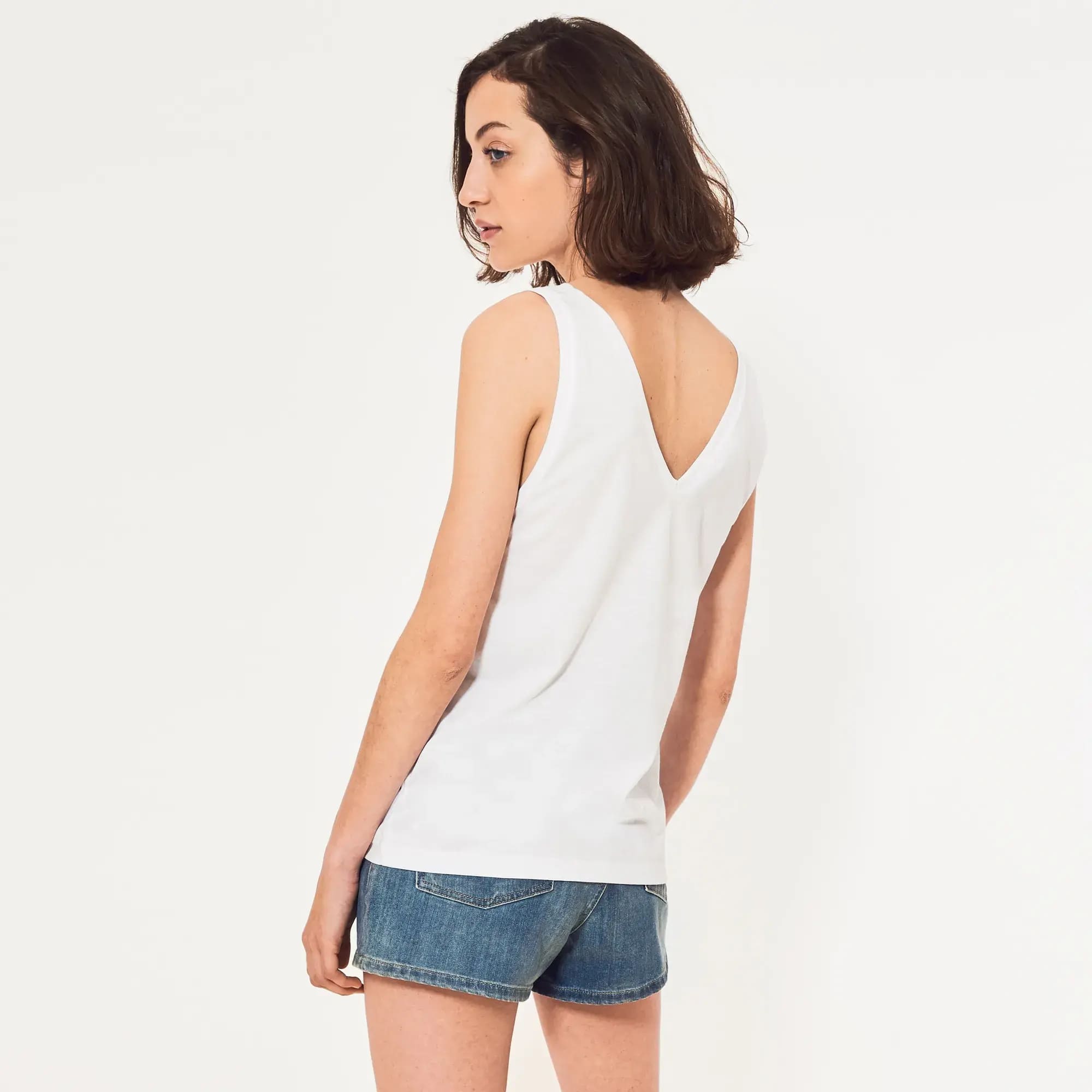 Lacoste blusa con espalda blanca - Punto Pixcel